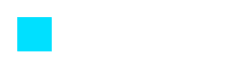 Revelo Logo White + Cyan